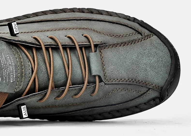 Elegant Men's Casual Slip-On Leather Loafers