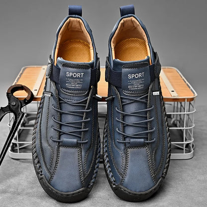 Elegant Men's Casual Slip-On Leather Loafers