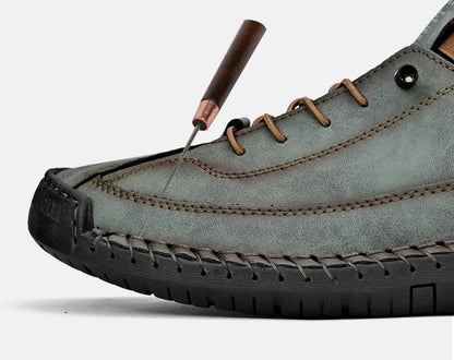 Elegant Men's Casual Slip-On Leather Loafers